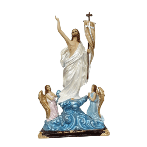 Jesús Resurreccion Con Angeles Custodios