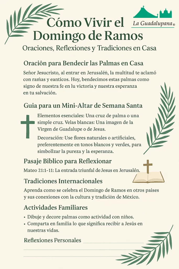 Domingo de Ramos: La Entrada Triunfal de Jesús y el Inicio de la Semana Santa