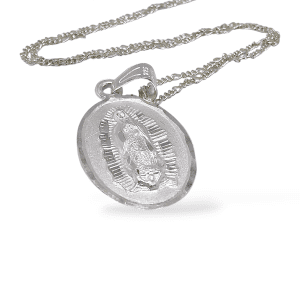 Medalla escapulario Virgen de Guadalupe y Juan Pablo II
