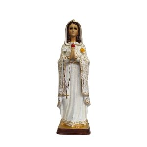 Estatuilla Virgen Rosa Mistíca Tamaño Mediana