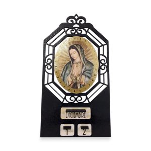 Calendario Manual Virgen De Guadalupe ( Para Colgar )